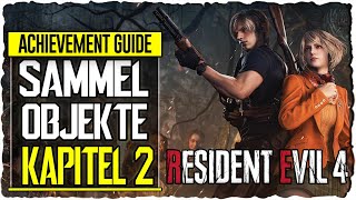 Resident Evil 4 Remake Kapitel 2  Alle Sammelobjekte Waffen Schätze Quests [upl. by Eirrahs]