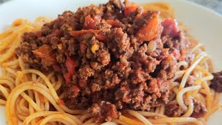 Spaghetti Bolognese Recipe [upl. by Ert]