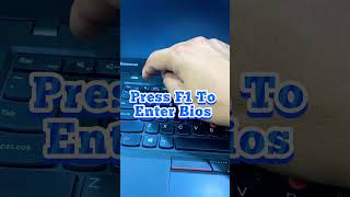 Enter Bios On Lenovo Thinkpad T450 lenovo lenovothinkpad windows10 biosecurity windows11 [upl. by Rehsa]