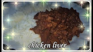 Recipe Chicken liver in Soysauce Priyaswereld [upl. by Kcirdes]