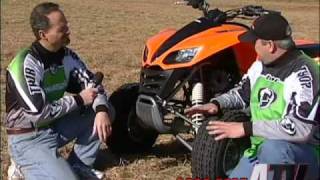 ATV Television  2003 Kawasaki KFX700 Test [upl. by Frankhouse]