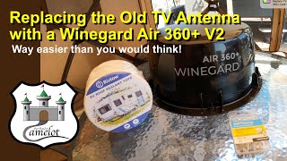 We Replaced our old TV Antenna with the Winegard Air 360 [upl. by Onitnelav]