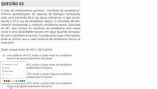 A bula do medicamento genérico “cloridrato de venlafaxina” informa presentações de cápsulas de [upl. by Michigan]