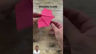 Diy origami flying paper dragon plane উড়ন্ত ড্রাগন origami diy paper short shorts viral [upl. by Manoop]