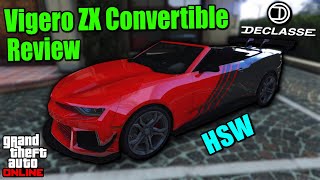 GTA 5  Is The Vigero ZX Convertible Worth It Declasse Vigero ZX Convertible Customization amp Review [upl. by Adin]