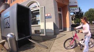 Deutschlands erste bürstenlose Fahrradwaschanlage Cottbus [upl. by Atinaw]