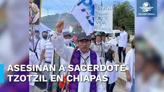 Ejecutan a balazos a sacerdote tzotzil al salir de misa en San Cristóbal de las Casas [upl. by Acey]