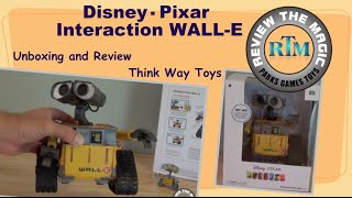 Disney Pixar Interaction WallE Thinking Toys UNBOXING REVIEW and PLAY EPIC WallE Robot [upl. by Yar]