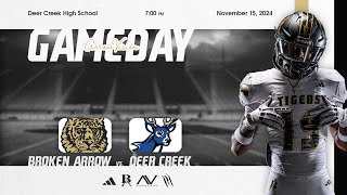 Broken Arrow Football at Deer Creek  OSSAA 6A1 Playoffs [upl. by Anaeirb]