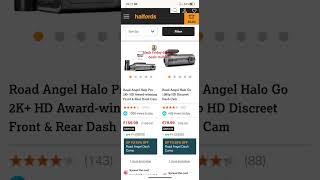 Halfords 50 discount on dash cam deals blackfriday dashcam [upl. by Kcirtapnaes]