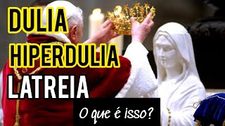 Dulia hiperdulia e latreia que heresia é essa [upl. by Arimlede262]