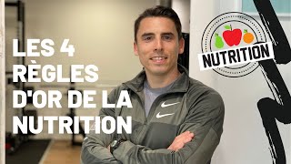 Les 4 RÈGLES DOR de la NUTRITION  Matthieu Verneret [upl. by Atsuj]