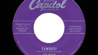 1955 Lou Busch  Zambezi a 1 UK hit [upl. by Smitt]