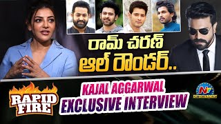 Rapid Fire with Kajal Aggarwal Satyabhama Movie  NTVENT [upl. by Nikolaus]