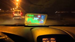 Sygic HUD on Samsung Tab3 T217s wireless GPS Royaltek rbt2010 [upl. by Laks135]