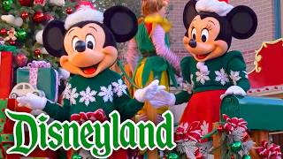 A Christmas Fantasy Parade 2024 at Disneyland  Full Show 4K POV [upl. by Buschi]