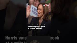 Kamala Harris Shuts Down Hecklers With Hilarious Comeback At Wisconsin Rally  US Election 2024 [upl. by Negroj]