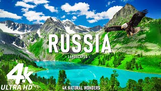 4K Russia  The Vast Landscapes Historic Cities Diverse Beauty of the Worlds Largest Country [upl. by Hilten]