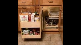 Capture blind corner cabinet space  install Kitchenmate Blind Corner Caddy by Omega Natl Cabinets [upl. by Florenza]