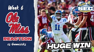 IMPRESSED Ole Miss Wins with STYLE over SC Gamecocks  Week 6 Football Reaction [upl. by Neau]