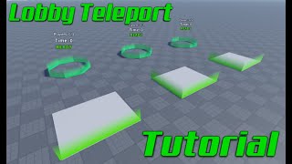 Roblox Scripting  Lobby Player Limit Server Teleporters  Tutorial  Model [upl. by Pegg]