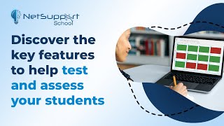 NetSupport School  Discover the key features to help test and assess your students [upl. by Sheffie]