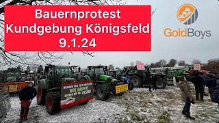 Bauernprotest  Kundgebung Königsfeld 9124 mit Thorsten Frei CDU FraktionsGF [upl. by Eynaffit]