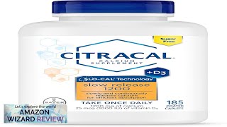 Citracal Slow Release 1200 1200 mg Calcium Citrate and Calcium Carbonate Review [upl. by Acireed]