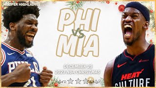 Philadelphia 76ers vs Miami Heat Full Game Highlights  Dec 25  202324 NBA Christmas [upl. by Artep]