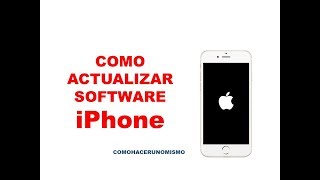 Como actualizar software iPhone [upl. by Ojillek]