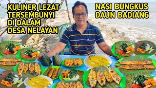 KULINER MINANG TERSEMBUNYI DI DALAM DESA NELAYAN NASI BUNGKUS DAUN BADIANG [upl. by Elephus]