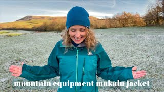 Mountain Equipment Makalu Gore Tex Waterproof Jacket Review [upl. by Arebma]