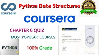 Coursera Python Data Structures Chapter 6 QUIZ answers [upl. by Foss]