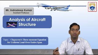 Clapeyron’s Three moment Equation for Uniform Load Over Entire Span by Mr Indradeep Kumar [upl. by Nilatak]