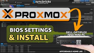 Install Proxmox on Dell Optiplex 7050 Mini PC  Complete Guide [upl. by Aggri]