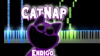 Catnap  Poppy Playtime Chapter 3 Song  Endigo Piano Tutorial [upl. by Maribeth]