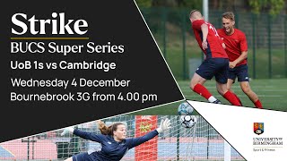 LIVE BUCS FOOTBALL  University of Birmingham v University of Cambridge  Women 4pm amp Men 630pm [upl. by Aedni]