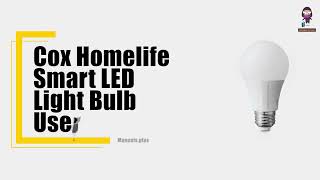 How to Install and Pair Cox Homelife Smart LED Light Bulb [upl. by Premer]