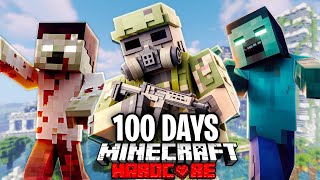 I Survived 100 Days in a ZOMBIE APOCALYPSE in Hardcore Minecraft [upl. by Nide]