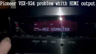 Pioneer vsx924 hdmi problem [upl. by Musser]