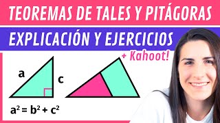 Teoremas de TALES y PITÁGORAS 🔺 Explicación y Ejercicios 📐 [upl. by Means254]