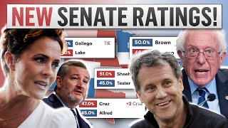 2024 Senate Map Dems Hold Strong in NV WI as Tester Struggles in Montana [upl. by Thier]