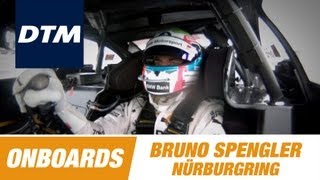 Onboard Bruno Spengler BMW M3 DTM  DTM Race Nürburgring [upl. by Ecnaled]