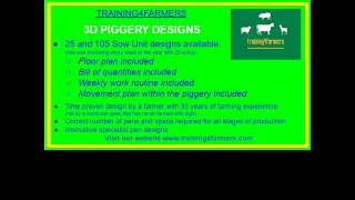 PROFESSIONAL PIGGERY DESIGN [upl. by Miranda]