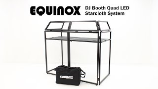 Equinox DJ Booth Quad LED Starcloth System [upl. by Celina465]