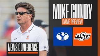 Mike Gundy News Conference 112023 [upl. by Odrick]