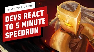 Slay the Spire Developers React to 5 Minute Speedrun [upl. by Heyman]