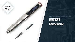 Es121 Mini Cordless Screwdriver Review [upl. by Yenatirb]