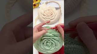 how to crochet a small bag 작은 가방 코바늘 뜨개질 방법 小さなバッグのかぎ針編み küçük bir çanta nasıl örülür [upl. by Terrill]