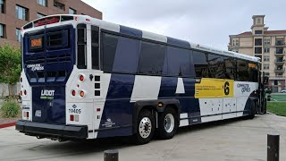 2019 LADOT Commuter Express MCI D4500C T CNG 19405 [upl. by Dnyletak]